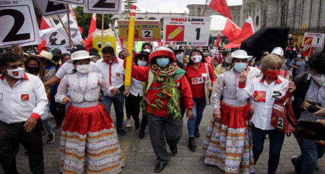 Pedro Castillo ganó en siete de las ocho provincias de Arequipa. Foto: La República.