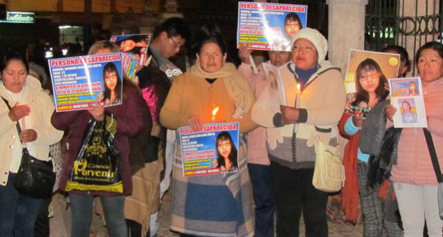 Puno: Realizan vigilia por madre desaparecida desde hace 10 días en Juliaca [FOTOS y VIDEO]