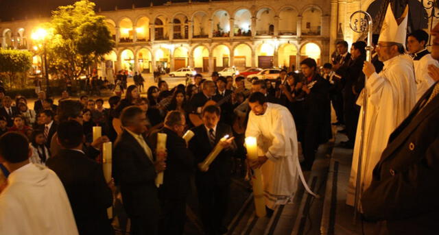 Vigilia pascual se celebrará en 75 parroquias de Arequipa