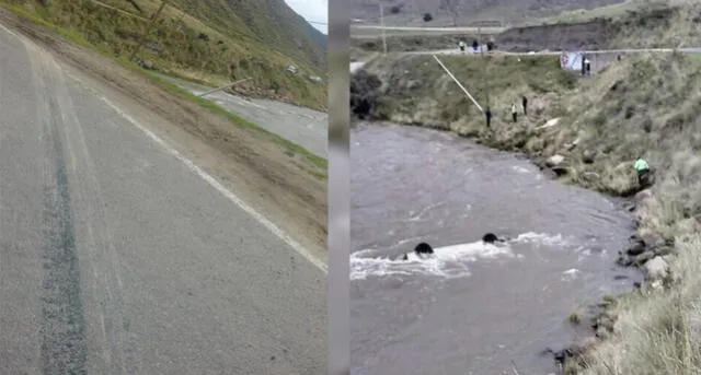 Cusco: cuatro muertos y varios desaparecidos tras caer minivan a río [FOTOS y VIDEO]