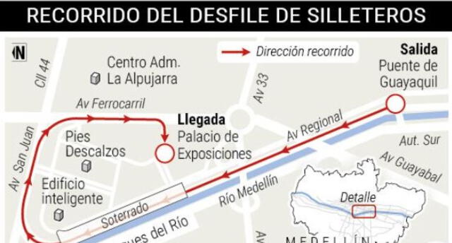 Desfile de Silleteros se realiza en el Palacio de Exposiciones. Foto: Alcaldía de Medellín