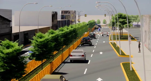 Renovación de la av. Lurigancho busca mejorar el tránsito vehicular en SJL. Foto: Emape   