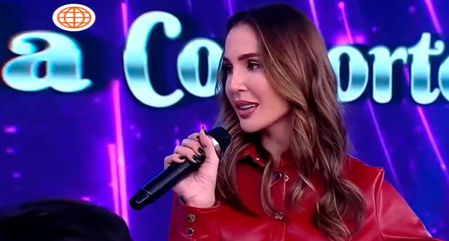 Ana Paula Consorte estuvo en vivo por 'MQM'. Foto: América TV.   