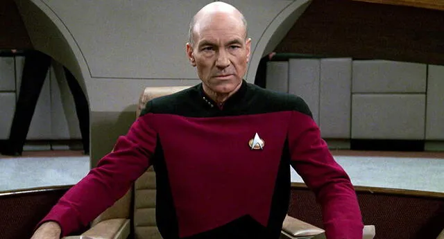 Patrick Stewart como Jean Luc Picard en "Star Trek". Foto: Paramount