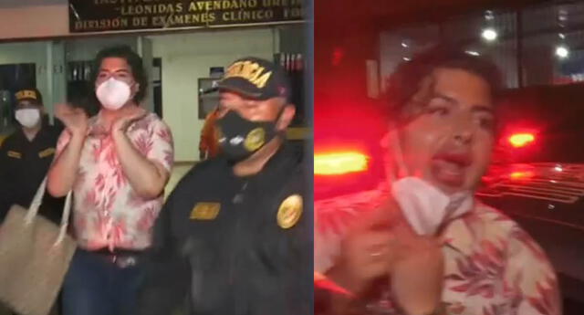 Detención a Giancarlo Scarpati. Foto: captura de TV