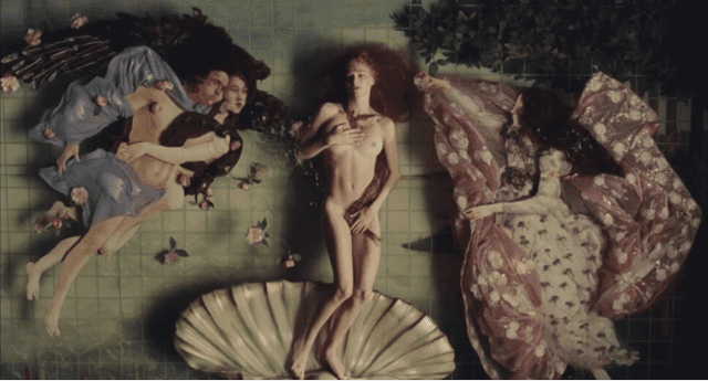 Adaptación de Euphoria de la obra El renacimiento de Venus. Foto: HBO Max