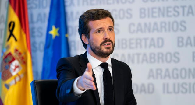 Pablo Casado, líder del Partido Popular. Foto: Internet.