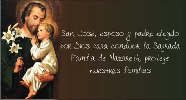 El Día de San José se conmemora cada 19 de marzo. Foto: Pinterest