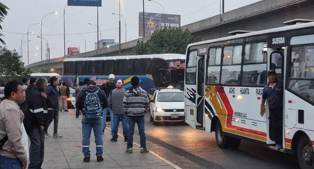 Panorama en Lima Norte. Se reporta presencia de buses. Foto: Kevinn García   