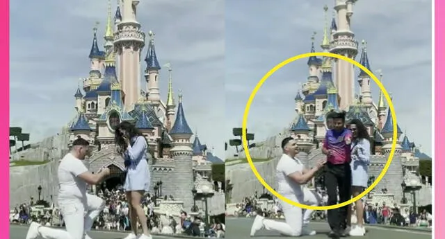 El trabajador de Disneyland saltó a la fama por interrumpir pedida de mano | Foto: Composición Lol- GLR