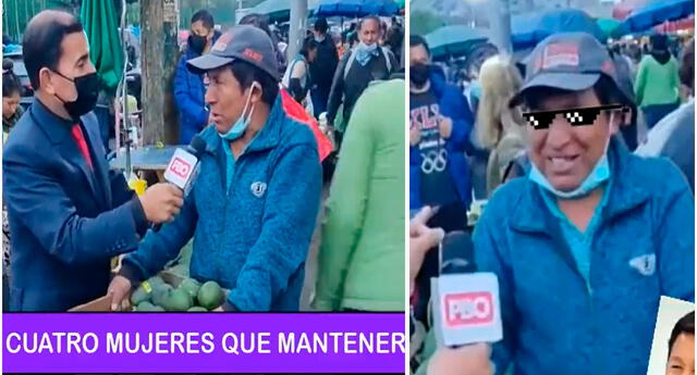 El comerciante se hizo viral por su graciosa broma a periodista de PBO | Foto: Captura de TikTok