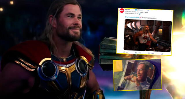 'Thor: Love and Thunder' y su crossover con 'Mi Bebito Fiu Fiu' | Foto: Composición Lol - GLR