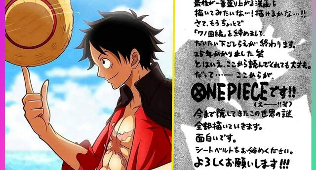 Eiichiro Oda habló del final de ONE PIECE y esto mencionó | Foto: Composición Lol - GLR