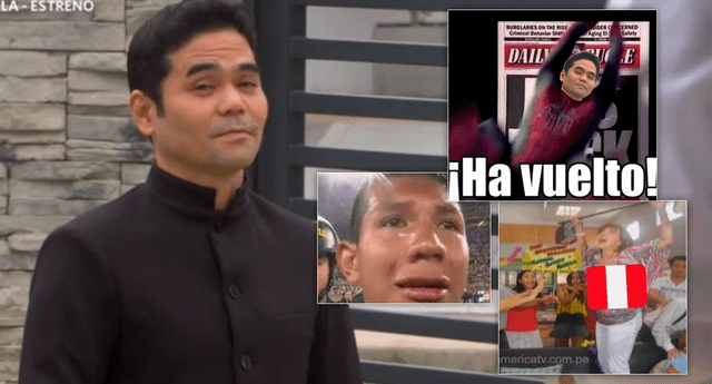 Usuario compartieron memes tras la llegada de Hiro Moroboshi a Las Nuevas Lomas. Foto: composición LR /captura de América TV/Twitter