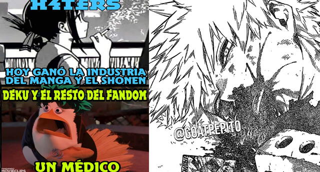 “My Hero Academia” fans llenas las redes con memes del manga 362. Foto: composición LR/Shueisha