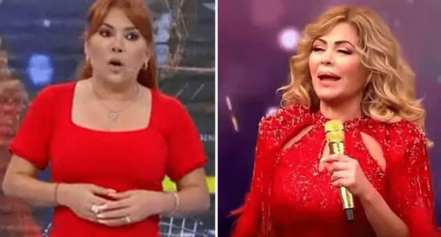 Magaly lamentó que la ‘Señito’ haya publicitado el programa por todo lo alto para terminar siendo un formato tan poco inspirado. Foto: composición LR / captura de pantalla: ATV, América Televisión