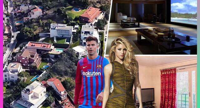 Así es la lujosa mansión que Shakira y Piqué ya no comparten | Foto: Composición Lol