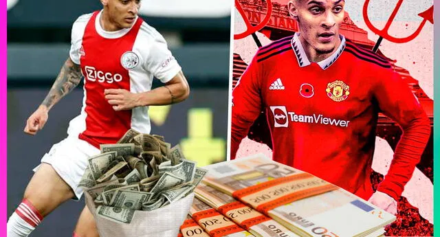 Antony reforzará al Manchester United: ¿cuánto ganaba el jugador en el Ajax? |  Foto: composición Lol