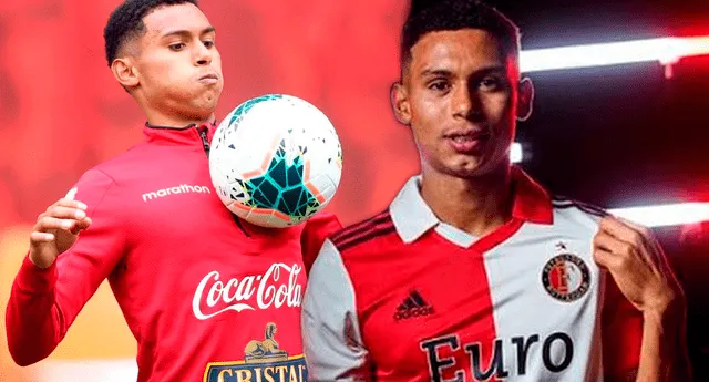 Marcos López debutó en la Europa League. | Foto: composición LR/Selección peruana/ Feyenoord/Twitter