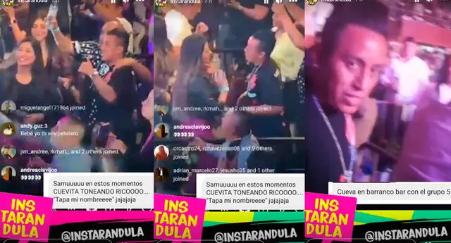 Christian Cueva es captado en concierto del Grupo 5 días antes de encuentro amistoso