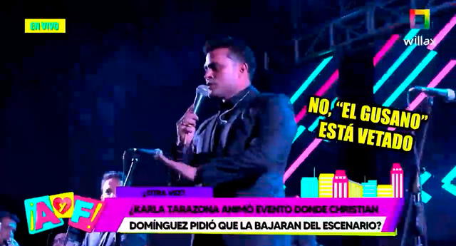 ¿Censuraron el baile del gusano? Esto dijo Christian Domínguez en concierto con la Gran Orquesta