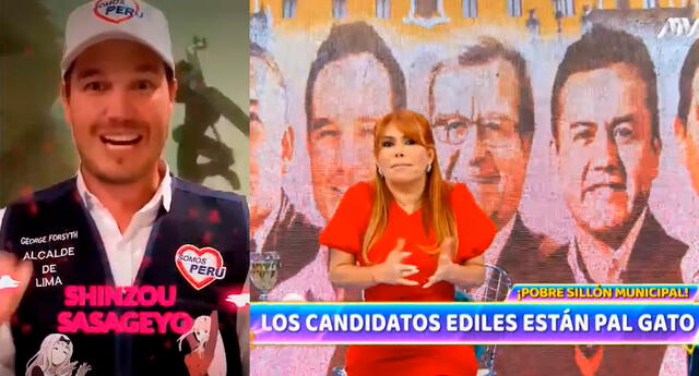 Magaly Medina sobre candidatura de George Forsyth: “Se le ve tan bebón”