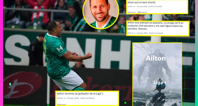 Aílton derrochó calidad en la despedida de Claudio Pizarro - Foto: Composición Lol - Werder Bremen