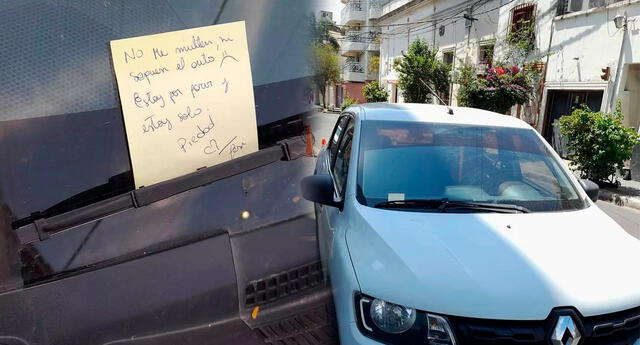 Embarazada dejó una conmovedora nota tras dejar su auto mal estacionado: “Estoy por parir y estoy sola”