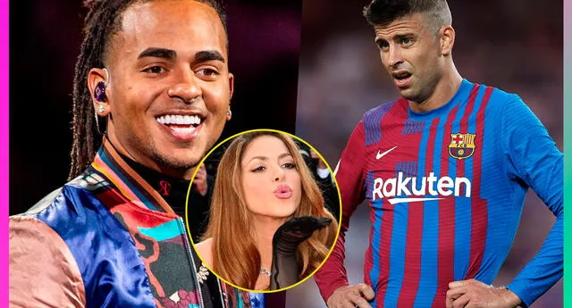 Ozuna le "tiró" un verso a Piqué recordándole a Shakira en 'Te pienso' - Foto: Instagram de Ozuna / Shakira - FC Barcelona