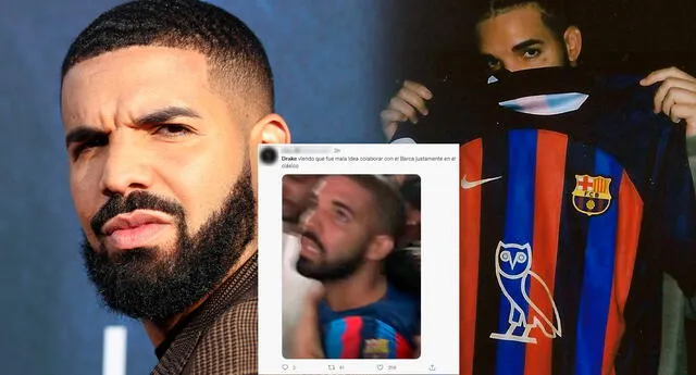 Drake realiza descomunal apuesta a favor del Barcelona y usuarios reaccionan tras su derrota