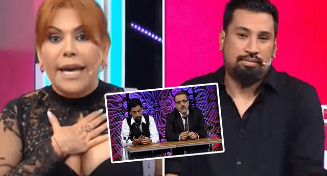 Magaly Medina arremetió contra Aldo Miyashiro, quien no tuvo reparos en burlarse de su situación cuando fue a prisión. Foto: composición LOL/ATV/América TV/Latina