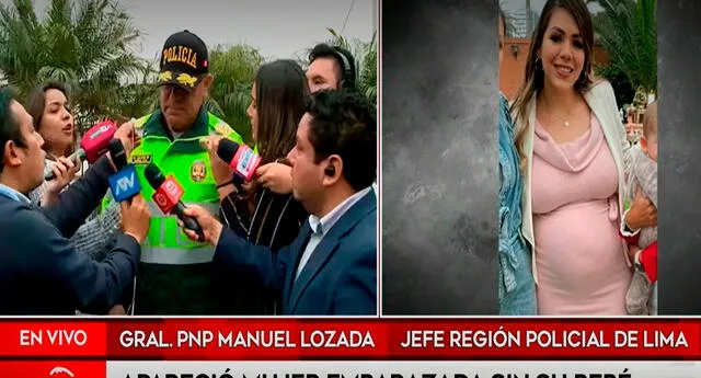 Gabriela Sevilla fue hallada en Jesús María, pero sin su bebé | Foto: Captura de América TV