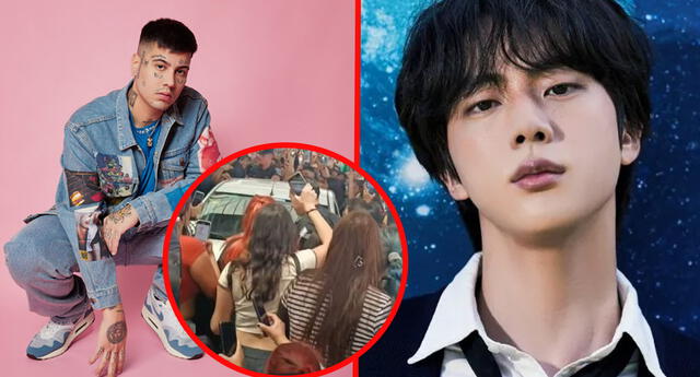 Fans de BTS confundieron al rapero Duki con Jin en su llegada a Argentina