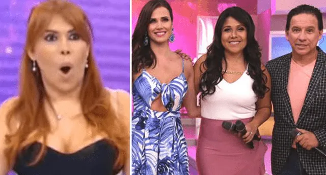 Magaly Medina se burla de En boca de todos. Foto: composición LOL / ATV / Pro TV