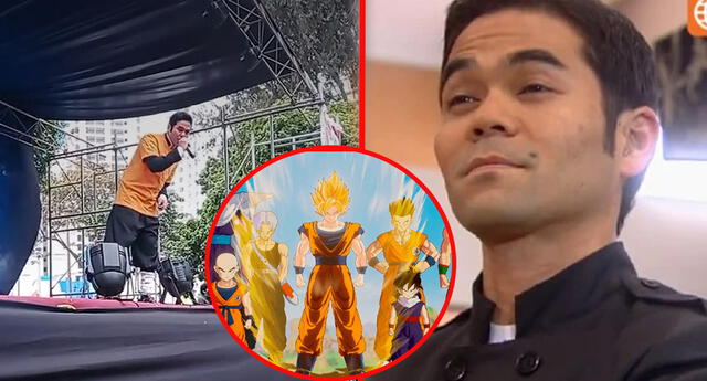 'Hiro' de "Al fondo hay sitio" canta opening de Dragon  Ball Z y es aclamado en el OTACON