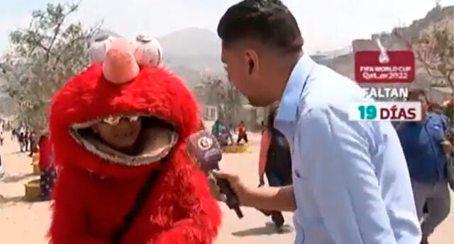 ‘Elmo’ llega a cementerio para visitar a su abuelita, pero se tomó su ofrenda: “Creo que voy a regresar”