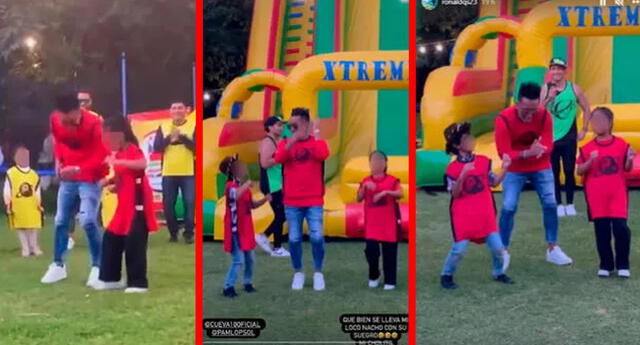 Christian Cueva se lució bailando "El cervecero" en fiesta infantil con temática de "Esto es Guerra"