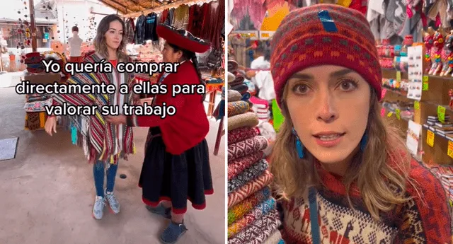 Turista mexicana pasó mal momento en Chinchero, Cusco. Foto: composición LOL/ TikTok: @ode_ruiz