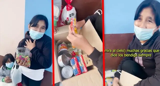 Vendedora de caramelos recibe 'caja misteriosa' y tiene conmovedora reacción: "Qué Dios los bendiga"