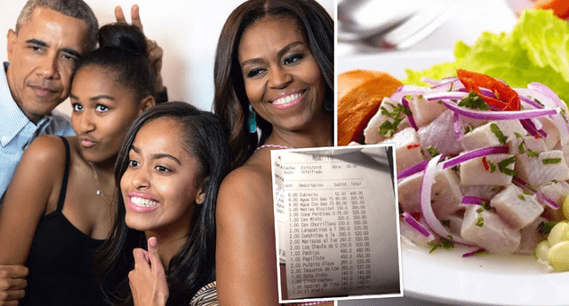 Hijas de Barack Omaba probaron comida peruana en Argentina. Foto: composición LOL / Instagram: @michelleobama / recetasgratis.pe / Infobae