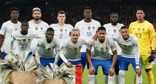 La Selección de Francia tiene de los equipos más cotizados en Qatar 2022 | Foto: Composición | Twitter de la Selección de Francia