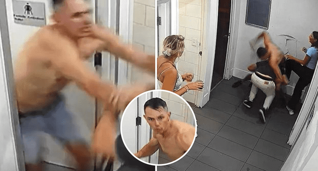 La pelea se dio al interior del baño de un club nocturno en Estados Unidos. Foto: composición LOL / servicio de policia de Queensland