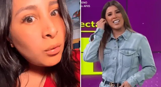 Yahaira Plasencia entró a conducir "Más espectáculos" en reemplazo de Jazmín Pinedo. Foto: composición LR/captura de América TV/Kathy Sheen/Instagram