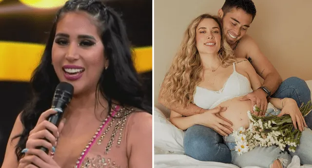 Melissa Paredes le brindó sus mejores deseos a la futura hija de Ale Venturo y Rodrigo Cuba. Foto: composición LOL / América TV / Instagram: @aleventuro