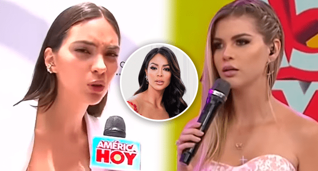 Las declaraciones de Natalie Vértiz se dieron en medio de una entrevista para el programa "América hoy". | Foto: composición LR/captura de América TV/Sheyla Rojas/Instagram