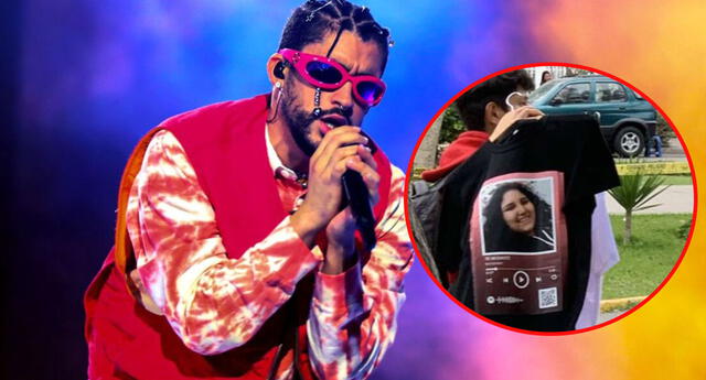 Bad Bunny en Lima: emprendedor vende polo de Pamela Cabanillas, 'Mommy Yankee', afuera del Estadio Nacional