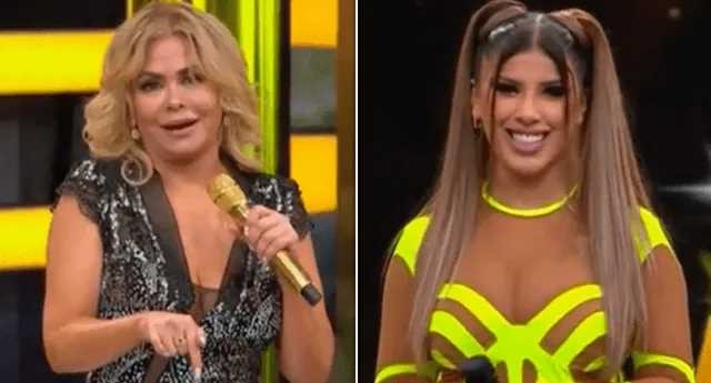 Yahaira Plasencia se presentó en la octava gala de "El gran show". | Foto: composición LR/captura de América TV