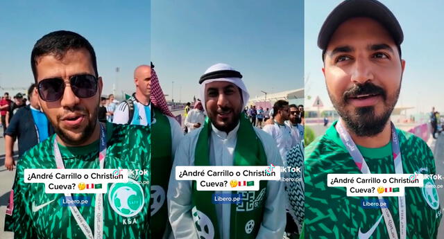Qatar 2022: ¿Carrillo o Cueva? Hinchas de Arabia Saudita eligen cuál es el mejor futbolista peruano