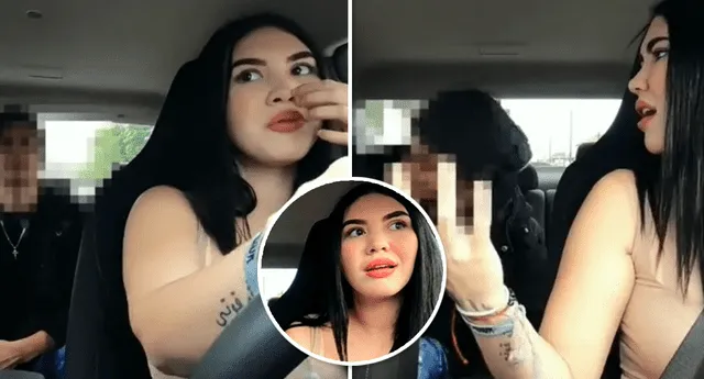 Mujer taxista fue acosada mientras transportaba a un sujeto a su destino. Foto: composición LOL / TikTok: @eliana.wf2