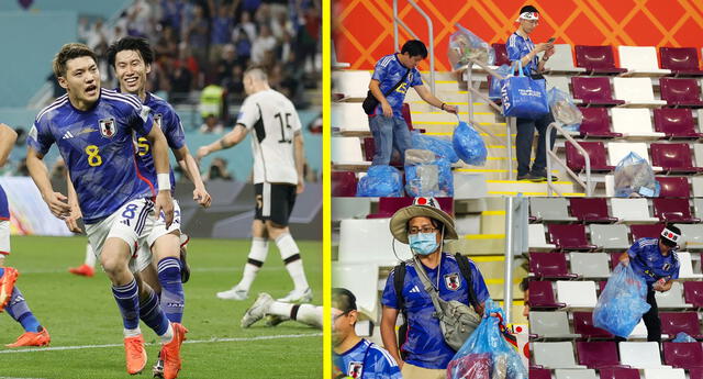 Qatar 2022: hinchas japoneses limpian los estadios tras partido y cataríes quedan asombrados